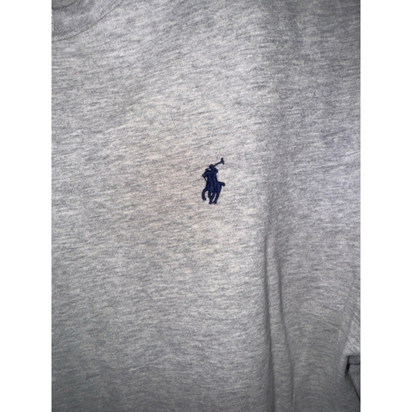 Boys' Polo Ralph Lauren Grey Navy Short Sleeve Tee L (14-16) - Picture 3 of 6